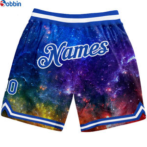 Pantalones Cortos de Playa para Hombre, Transpirables, Sublimados Personalizados, de Poliéster, Holgados, con Estampado Completo, de Malla, para Entrenamiento - Product Image 1