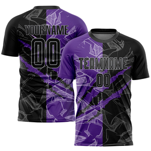 เสื้อฟุตบอลแบบกำหนดเองสำหรับทีม  เสื้อฟุตบอลโพลีเอสเตอร์ 100% แขนสั้น ป้องกันรังสียูวี แห้งเร็ว ระบายอากาศดี รับผลิตแบบ OEM ODM ขายส่ง - Product Image 1