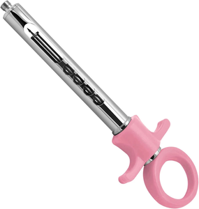 Jeringa Dental Automática Pasiva Premium - Mango de Plástico Rosa, Acero Inoxidable, Reutilizable, Jeringa de Anestesia Local Dental con Aspiración - Product Image 1
