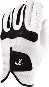 Gants de golf pour hommes les plus vendus en cuir véritable Spandex entièrement personnalisables avec une qualité de poignée stable de luxe garantie - Product Image 2