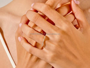 Marquise Lab Grown Ring Luxury Vintage 14k Gold Setting IGI/GIA Certification Pear Cut Engagement/Wedding Jewelry for Parties - Product Image 2