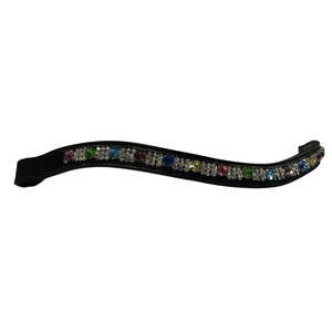 Bandeaux en cristal en cuir de qualité supérieure Halters élégants pour les sports équestres - Product Image 2