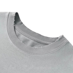 Camiseta Personalizada con Lavado Ácido al por Mayor, 100% Algodón de Alto Gramaje, Cuello Redondo, Impresión DTG de Moda, Manga Corta, Estilo Hip-hop - Product Image 2