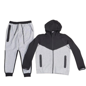 Nouvel ensemble de survêtement sportif réversible de qualité supérieure, imprimé numériquement sur mesure, pour l'automne, décontracté, écologique et respirant, taille plus - Product Image 1