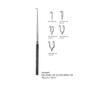 เครื่องมือผ่าตัดแบบแมนนวล Joseph Surgical Retractor ขนาด 16 ซม. ทำจากสแตนเลสสตีล ปลายแหลมและปลายทู่ สำหรับการผ่าตัดทั่วไป ระดับ Class I - Product Image 1
