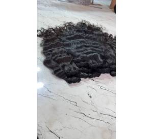 Extensions de Cheveux Naturels Noirs Ondulés Profonds 100% Cheveux Humains pour Femmes – Tissage Doux et Volumineux - Product Image 1