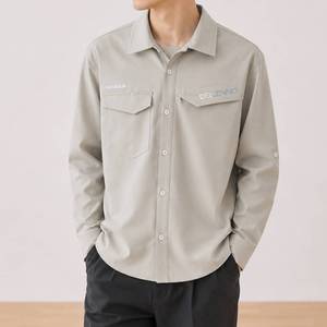 Camisa Informal de Corte Holgado, Transpirable, con Bolsillos y Buena Elasticidad - Product Image 2