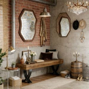 <b>Bedroom</b> Furniture Entrance Shoe <b>Stool</b> Bed End <b>Stool</b> Plant Stand by the Window - Product Image 4