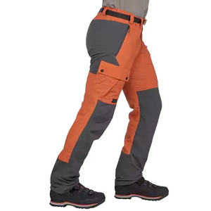 Pantalon cargo pour homme 100% coton infroissable, décontracté, style urbain et outdoor, avec braguette zippée, multi-poches, tricoté, taille mi-haute, style sport - Product Image 4