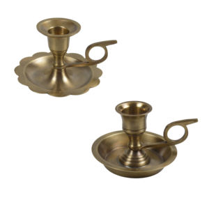 Porte-bougie design floral, finition noire antique, en laiton, pour table et décoration de mariage, prix abordable, support à bougie - Product Image 6