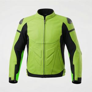 Chaqueta de Motociclista de Cuero Genuino para Hombre de la Mejor Calidad, Nueva Colección de Invierno, Chaquetas de Motocicleta con Protecciones Desmontables Personalizadas - Product Image 1