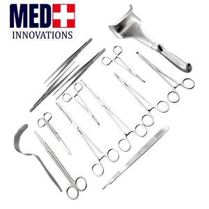 C-Section Césarienne Gynécologie Instruments 21pcs Set Avec Boîte - Product Image 1