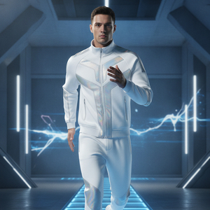 Prix d'usine Survêtement de compression pour homme, très élastique, à séchage rapide, pour le jogging, l'entraînement et la gym - Product Image 5