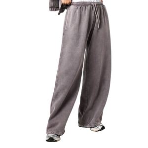 High Waist <b>Joggers</b> Zipper <b>Oversized</b> Acid Wash Tracksuit For Women New Style Set Women Urban Acid Wash Tracksuit 2026 - Product Image 5