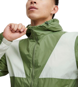 Veste coupe-vent respirante de haute qualité avec logo personnalisé, doublure en mesh, capuche à empiècements, pour hommes - Product Image 5