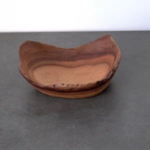 Série d'articles de table en bois de camphre faits à la main, bol en bois naturel biologique - Product Image 2