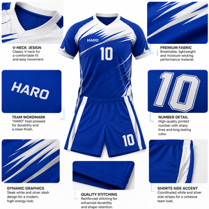Conjunto de Uniforme de Fútbol Personalizado, Camiseta, Pantalones Cortos y Calcetines Sublimados para Equipos Juveniles, Adultos, Clubes y Academias - Product Image 6