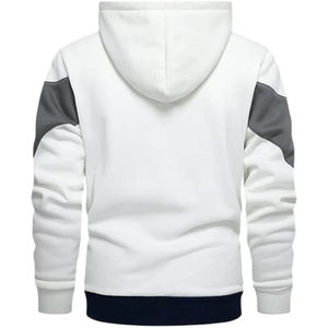 Sweat à capuche streetwear pour homme OEM personnalisé de haute qualité, vierge, zippé, vintage, double couche, délavé à l'acide, effet soleil, usé, avec poches, 100% coton - Product Image 6