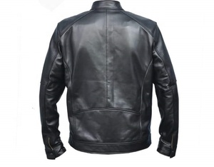 Chaqueta de Motocicleta de Piel de Oveja Genuina para Hombre, Transpirable, Talla Grande, Cierre de Cremallera, Resistente al Viento para Otoño - Product Image 2