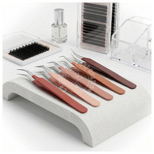 Professional 90 Degree Boot Fiber Tip <b>Lash</b> Tweezer Stainless Steel <b>Lash</b> Isolation Tool Beauty Tweezer Set <b>Lash</b> Extension Tweezer - Product Image 1