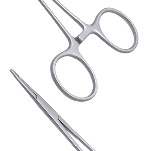 คีมหนีบเลือดโค้ง Mosquito Forceps  ทำจากสแตนเลสสตีล  แบบล็อคด้วยระบบ Ratchet  สำหรับงานผ่าตัด  ความแม่นยำสูง  ใช้ในทางทันตกรรมและทางการแพทย์ - Product Image 4