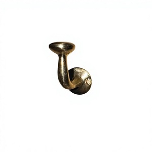Classic Brass Wall Mounted <b>Hook</b> Rust Resistant <b>Black</b> Matt Colour Single <b>Hook</b> For Bathroom Bedroom Wardrobe Use Customizable - Product Image 3
