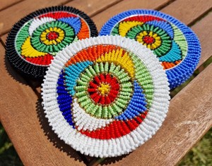 <b>Beaded</b> <b>Coasters</b> (set of 6) - Product Image 5