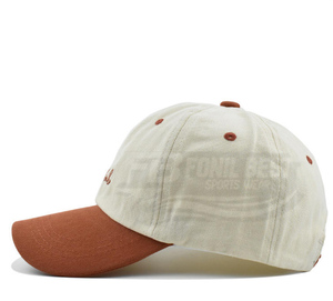 Gorras de Béisbol Unisex de Sarga con Bloques de Color y Letras Bordadas, Suaves, Modernas y Versátiles para Primavera-Verano - Product Image 5