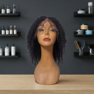 Peluca de Encaje Completo, Cabello Indio Remy Largo y Negro Natural, Base de Encaje con Cabello de Bebé, Encaje Transparente, 200% de Densidad, Sin Pegamento, Tamaño Promedio - Product Image 2