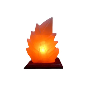 Premium Quality Home Decoration 100% Pure Natural Himalayan Pink Salt Lamp USB Mini Leaf Shape Dream Catcher Feng Shui Carved - Product Image 1