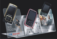 Support de Comptoir en Acrylique Transparent Moderne Personnalisable pour Présentoir de Téléphones, Meilleure Vente 2026, Attire les Clients, Montage Facile