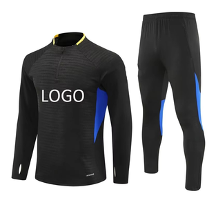 Conjuntos de Trajes de Entrenamiento de Fútbol con Logotipo Personalizado, Conjuntos Deportivos de Alta Calidad, Transpirables y de Secado Rápido para Hombres Adultos - Product Image 5