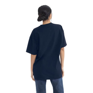 เสื้อยืดคุณภาพสูงสำหรับผู้หญิงและผู้ชาย รุ่น Next Level Ladies สีกรมท่า แบบเรียบ สีดำ ผสมผสานสามเนื้อผ้า - Product Image 2