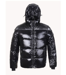 High Quality <b>Men's</b> Winter <b>Coat</b> Lightweight <b>Hooded</b> Bubble Thicken Puffer Jacket Waterproof Breathable Eco-Friendly - Product Image 4
