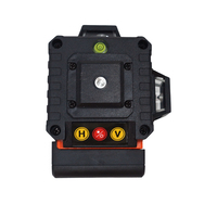 Niveau laser rotatif automatique 4D à 16 lignes, auto-nivelant, faisceau croisé vert 360°, pour bricolage, batterie au lithium, garantie 1 an