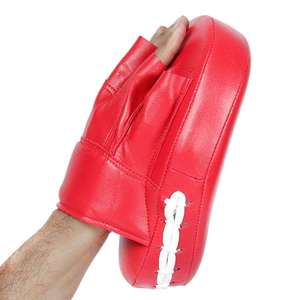 Coussin de frappe incurvé en cuir pour Muay Thai, protège-bras pour la boxe, le MMA, le taekwondo, protection pour la remise en forme - Product Image 3