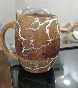 Custom Engraved Wooden Beer & Coffee <b>Mug</b> 400ml Office Cup for Lid Vacuum Insulation Eco-Friendly - Product Image 5