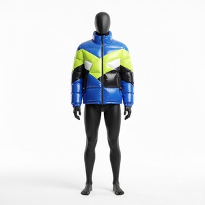 Best Selling Premium Polyester Nylon Fabric Made Men's Puffer <b>Padded</b> Jacket <b>Hip</b> Hop Party Wear Clothes Stand Collar Jackets - Product Image 1