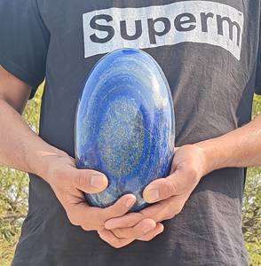 Pierre de lapis-lazuli bleu foncé naturel de haute qualité, Shiva Lingam, pour la décoration intérieure - Product Image 5
