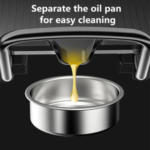 <b>BBQ</b> <b>Grill</b> & Griddle Table Pan Smokeless Household Cooking with Durable Metal Aluminum Griddles - Product Image 6