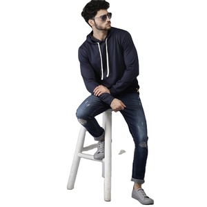 เสื้อฮู้ดดี้แขนยาวทรงเข้ารูปผ้าฝ้ายคุณภาพสูง 100% สำหรับผู้ชาย สีพื้น รับสั่งพิมพ์ลาย ผลิตในบังกลาเทศ ราคา FOB $2.99-5.49 - Product Image 1