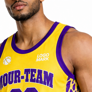 Conjunto de Uniforme de Baloncesto Profesional para Clubes y Equipos Escolares, Jersey de Malla de Secado Rápido, Pantalones Cortos, Logotipo Personalizado, Nombre y Número, Venta al Por Mayor OEM - Product Image 2