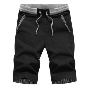 Pantalones Cortos de Playa Estampados para Hombre, 100% Algodón Tejido, Casuales, de Longitud Media, Cintura Elástica, para Verano - Product Image 3