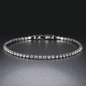 Joyería Fina de Lujo, Cadena de Tenis Hip Hop Chapada en Oro de 14K, con Diamantes Cultivados en Laboratorio DEF/VVS de 5mm, Certificación IGI, Elegante Brazalete - Product Image 1