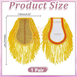 เครื่องประดับเสื้อผ้า ดีไซน์ใหม่ มาใหม่ ขายดี ปลอกไหล่เครื่องแบบพิธีการ - Product Image 3