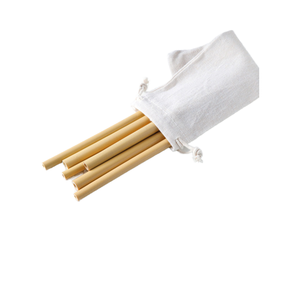 Premium <b>Bamboo</b> Beverage <b>Straws</b> Sustainable Eco Friendly Drinking Supplies for Juice Smoothies Cocktails and More - Product Image 1