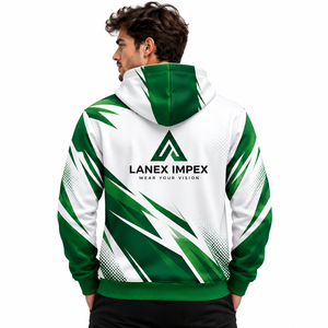 Premium Custom Printed Sublimation <b>Hoodies</b> for <b>Men</b> All Over Design Sweatshirts Personalized Fashion Streetwear Bulk Wholesale - Product Image 4