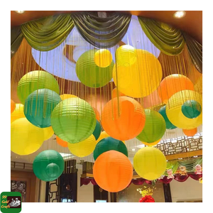 Lanterne en papier, abat-jour rond en papier pour les célébrations du Nouvel An lunaire et la décoration de restaurants au Vietnam pour la mise en scène d'événements - Product Image 5