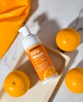 Pembersih Wajah Berbusa Vitamin C Herbal Organik dengan Ekstrak Lidah Buaya untuk Mencerahkan Kulit & Perawatan Kulit Bercahaya