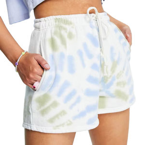 Ensemble de yoga sans couture tie-dye léger et respirant pour femme, avec soutien-gorge de sport et short à séchage rapide - Product Image 1